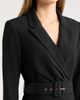 Tahari ASL Tahari ASL Belted Asymmetric Long Sleeve Dress - 4