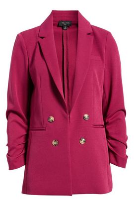 Tahari ASL Tahari ASL Faux Double Breasted Blazer