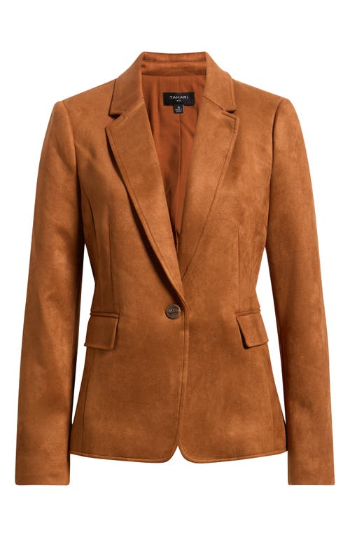 Tahari ASL Tahari ASL Faux Suede Blazer