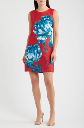 Tahari ASL Tahari ASL Floral Print Sheath Dress