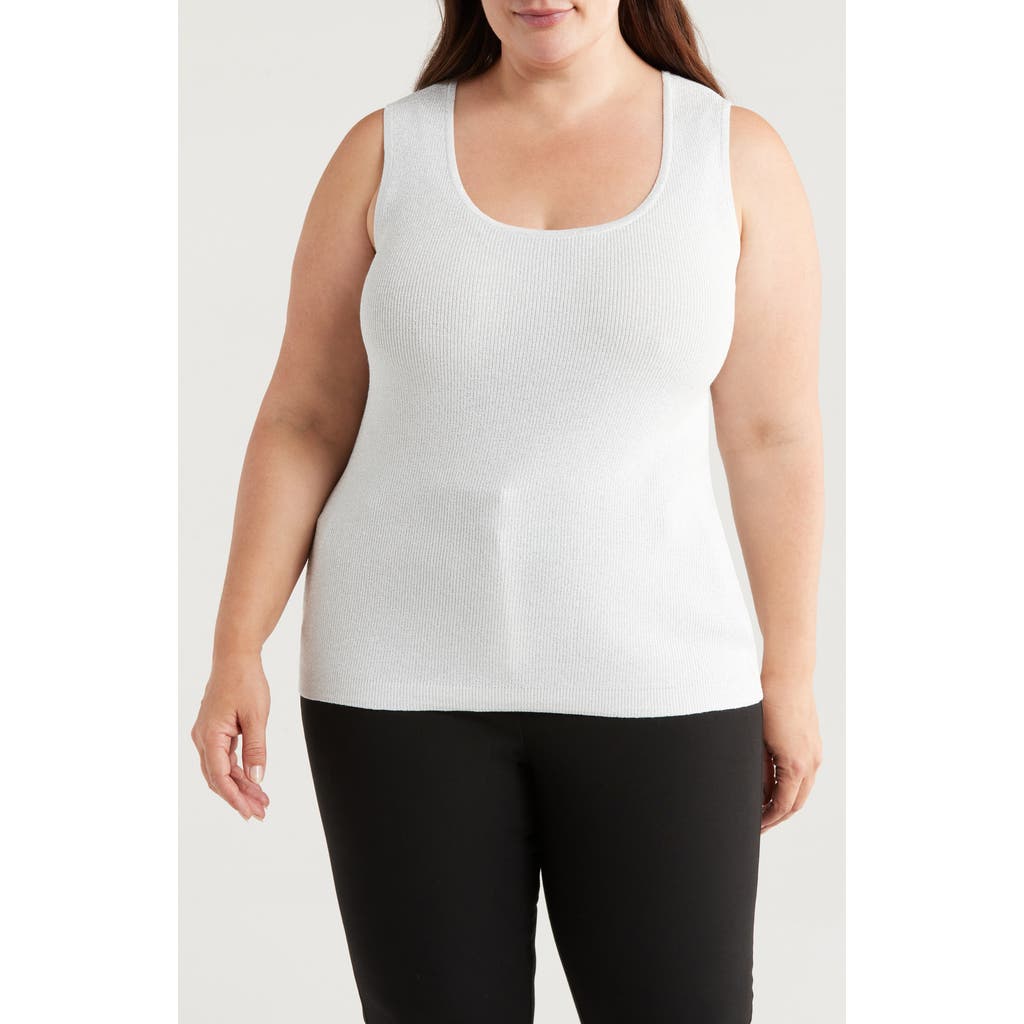 Tahari ASL Tahari ASL Metallic Sweater Tank