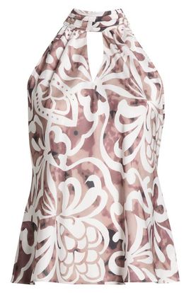 Tahari ASL Tahari ASL Mock Neck Sleeveless Top