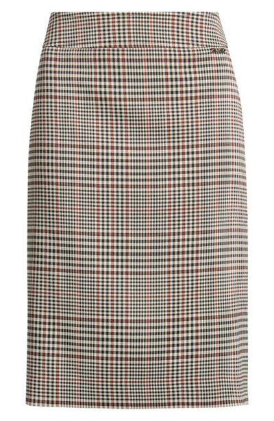 Tahari ASL Tahari ASL Plaid Pencil Skirt