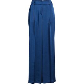 Tahari ASL Tahari ASL Pleated Wide Leg Satin Pants