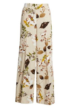 Tahari ASL Tahari ASL Print Wide Leg Pants