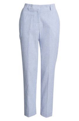 Tahari ASL Tahari ASL Seersucker Straight Leg Pants