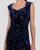 Tahari ASL Tahari ASL Sequin Velvet Gown - 4