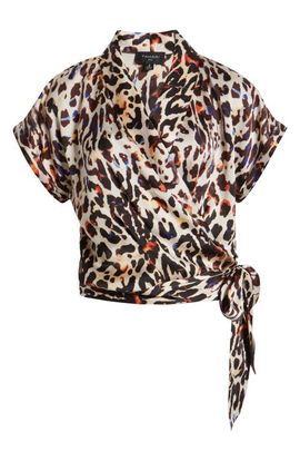 Tahari ASL Tahari ASL Side Tie Wrap Top