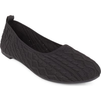 Tahari Tahari Cannes Cable Knit Ballet Flat