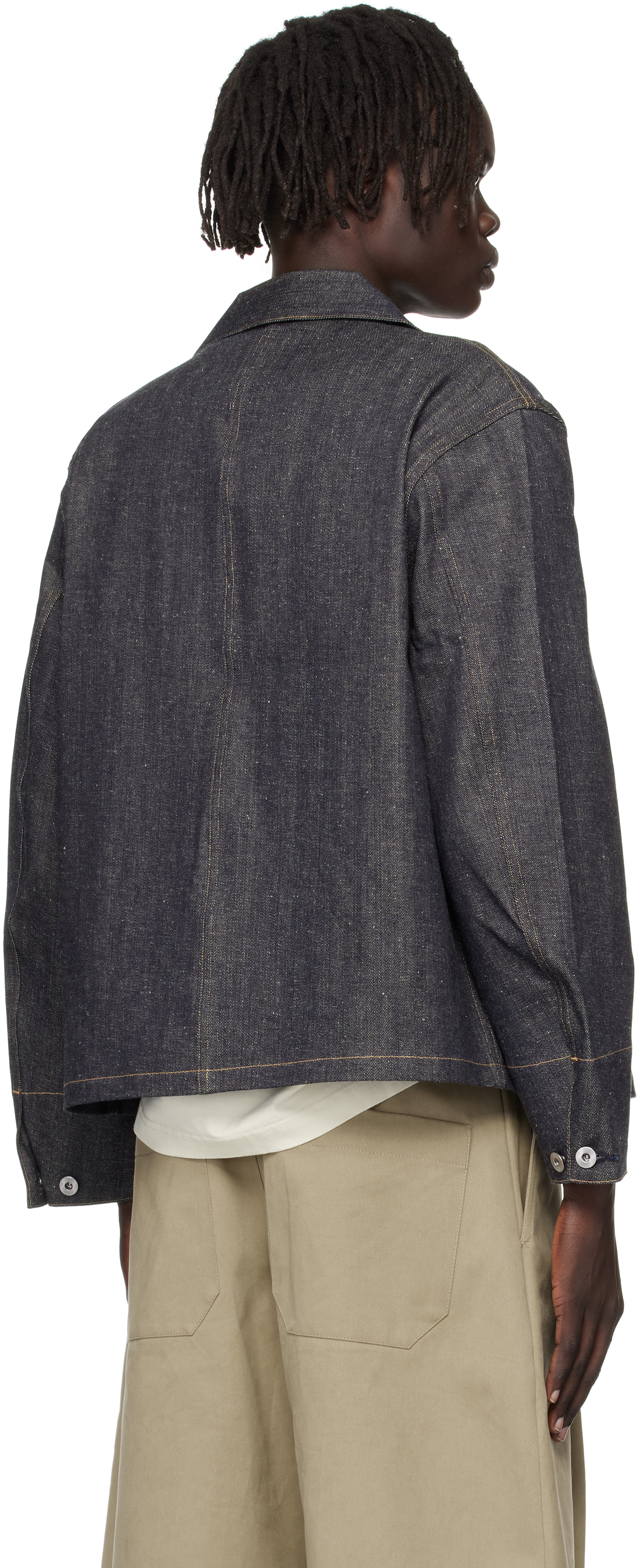 Taiga Takahashi - Navy Lot. 715 French Navy Mechanic Denim Jacket