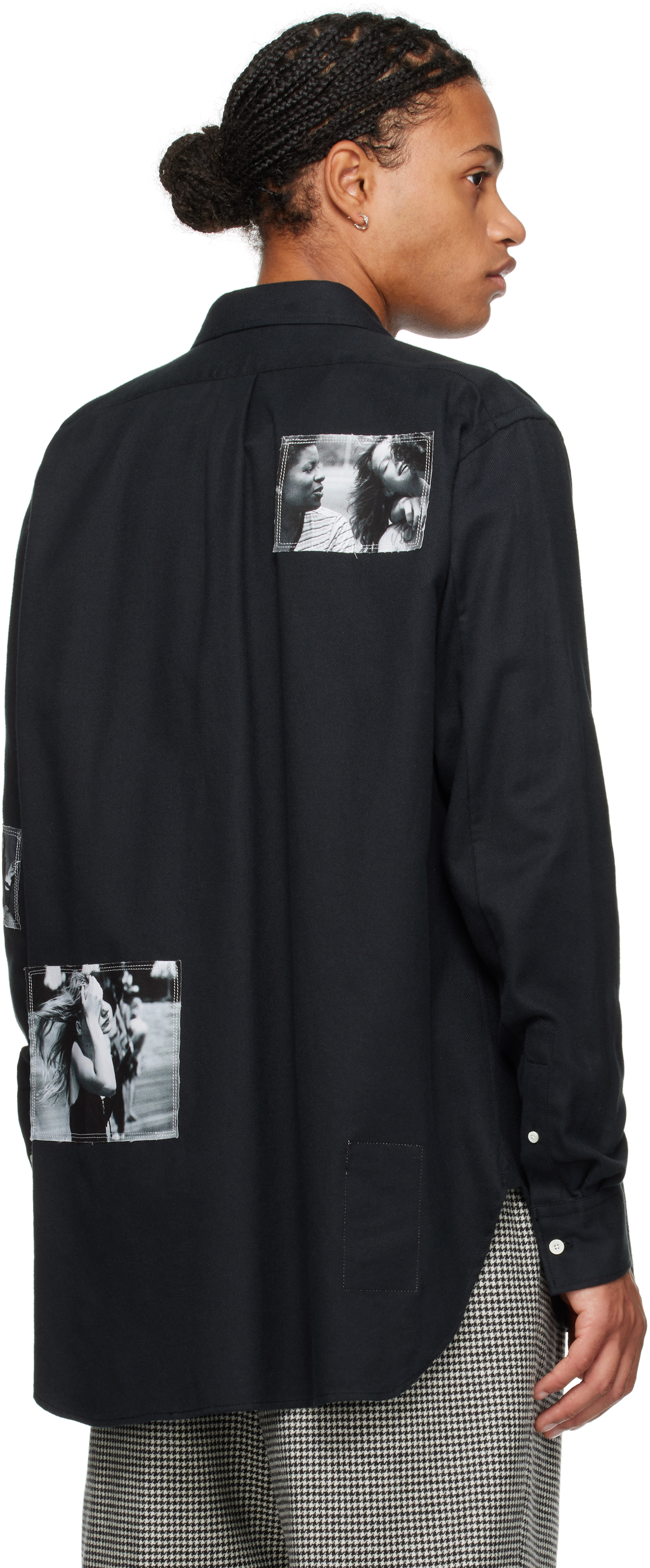 TAKAHIROMIYASHITA TheSoloist. - Black Loose Fit Regular Collar Shirt