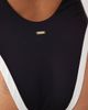 Tala Tala contrast underwire swimsuit in shadow black - 3
