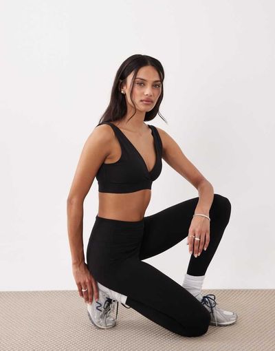 Tala Tala Day Flex wrap high waisted leggings in black