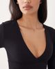 Tala Tala DayFlex built-in support v-neck long sleeve top in black - 3