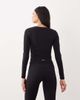 Tala Tala DayFlex built-in support v-neck long sleeve top in black - 4