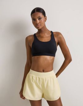 Tala TALA SkinLuxe built-in 2-in-1 shorts in lemon yellow