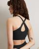 Tala TALA SkinLuxe crossback sports bra in shadow black - 2