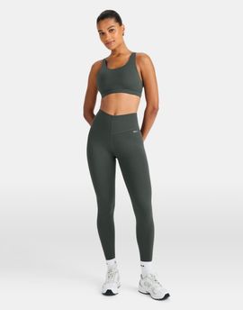Tala Tala SkinLuxe V waist leggings in dark moss-Green