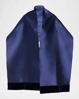 Talbot Runhof Asymmetric Strapless Satin Ball Gown
