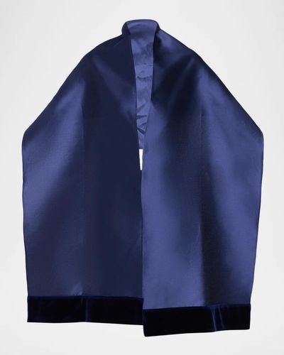 Talbot Runhof Asymmetric Strapless Satin Ball Gown