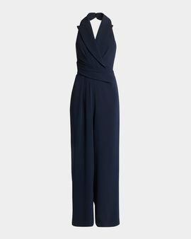 Talbot Runhof Liaison2 Sleeveless Wide-Leg Jumpsuit