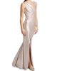 Talbot Runhof Women's Asymmetrical Metallic Gown - 2