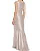 Talbot Runhof Women's Asymmetrical Metallic Gown - 5