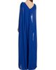 Talbot Runhof Women's Chiffon Cape-Sleeve Sheath Gown - 5
