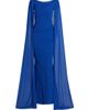 Talbot Runhof Women's Chiffon Cape-Sleeve Sheath Gown - 8