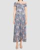 Talbot Runhof Women's Floral Metallic Voile Cocktail Dress - 2