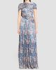 Talbot Runhof Women's Floral Metallic Voile Gown - 2