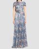 Talbot Runhof Women's Floral Metallic Voile Gown - 4