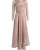 Talbot Runhof Women's Metallic Voile Boatneck Gown - 1