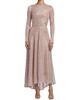 Talbot Runhof Women's Metallic Voile Boatneck Gown - 3