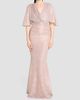 Talbot Runhof Women's Metallic Voile Gathered Gown - 2