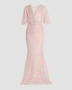 Talbot Runhof Women's Metallic Voile Gathered Gown - 6