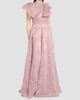 Talbot Runhof Women's Organza Floral Lace Gown - 4