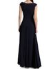 Talbot Runhof Women's Pleated Cap-Sleeve A-Line Gown - 5
