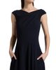 Talbot Runhof Women's Pleated Cap-Sleeve A-Line Gown - 6