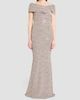 Talbot Runhof Women's Sequin Jersey Off-the-Shoulder Gown - 2