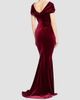Talbot Runhof Women's Stretch Velvet Gown - 3