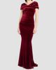 Talbot Runhof Women's Stretch Velvet Gown - 4