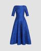 Talbot Runhof Women's Textured Jacquard Boatneck Cocktail Dress - 1