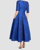 Talbot Runhof Women's Textured Jacquard Boatneck Cocktail Dress - 3