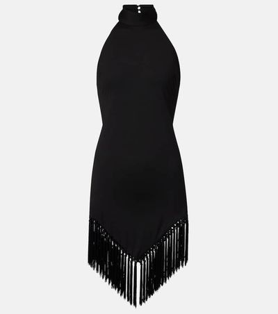 Taller Marmo Taller Marmo Ares fringed jersey minidress