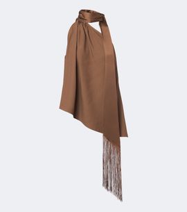 Taller Marmo Taller Marmo Astor scarf-detail crêpe cady top