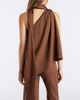 Taller Marmo Taller Marmo Astor scarf-detail crêpe cady top - 4