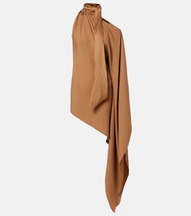 Taller Marmo Taller Marmo Atlas assymetric crÃªpe cady minidress