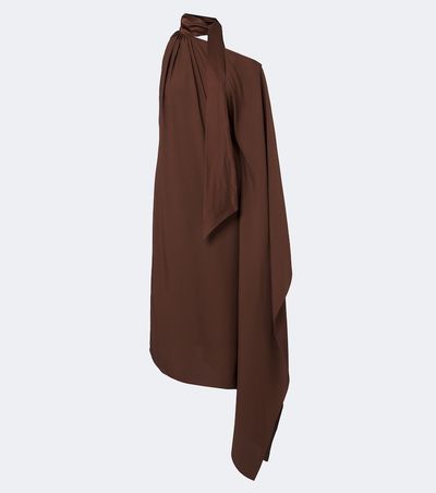 Taller Marmo Taller Marmo Atlas asymmetric scarf-detail midi dress