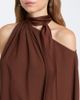 Taller Marmo Taller Marmo Atlas asymmetric scarf-detail midi dress - 3